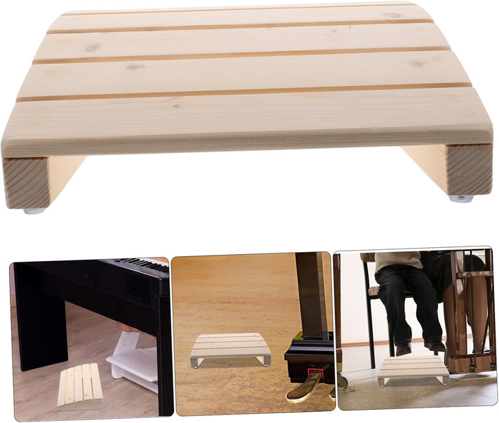 Garneck Kinder Holz Klavier Fussstütze Ergonomischer Fusshocker Holz Tritthocker Für Anfänger Für He