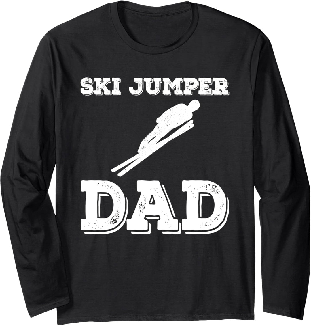 Toller Skipullover Dad Outfit Skispringen Skifahren Herren Langarmshirt