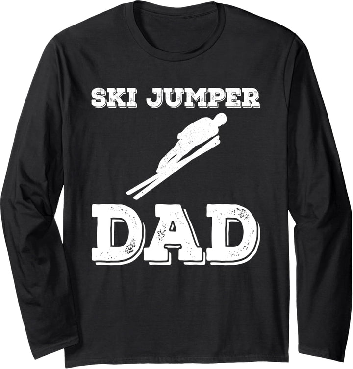 Toller Skipullover Dad Outfit Skispringen Skifahren Herren Langarmshirt