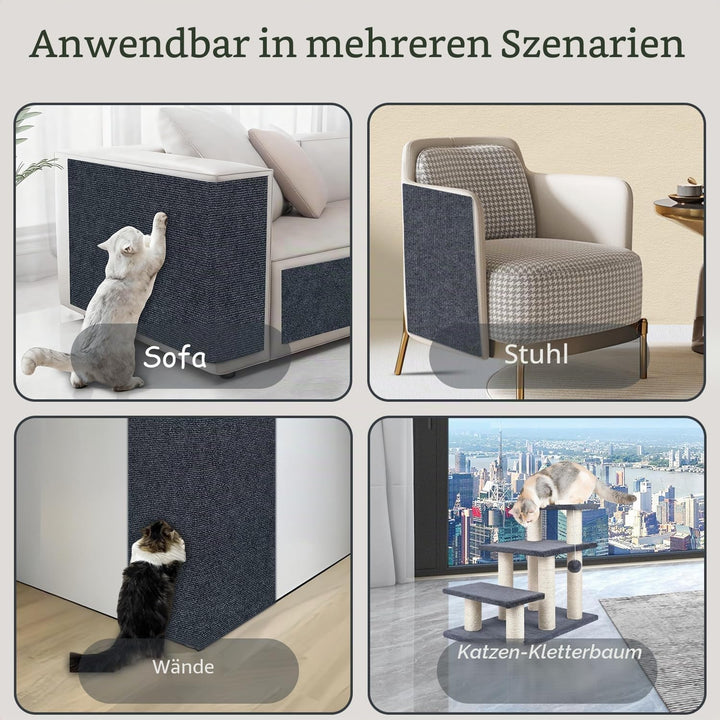 Kratzmatte Selbstklebend Katze, DIY Kratzbrett, Kratzschutz Sofa, Katze Kratzschutz, Katzenkratzer K