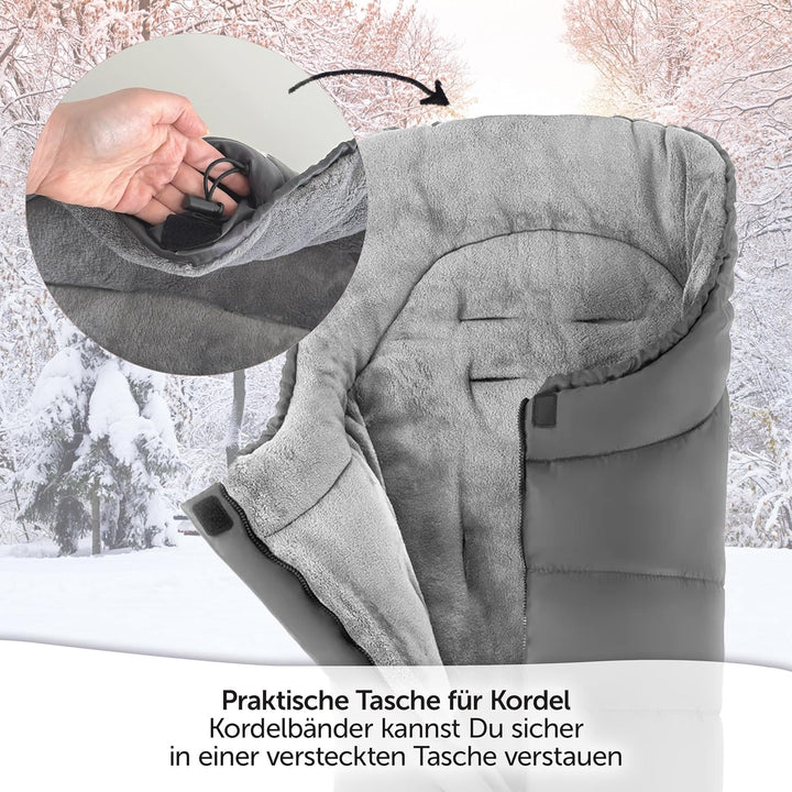Zamboo Fusssack für Joie Buggy Sportwagen (passend für Litetrax, Mytrax, Chrome) - Winterfusssack fü