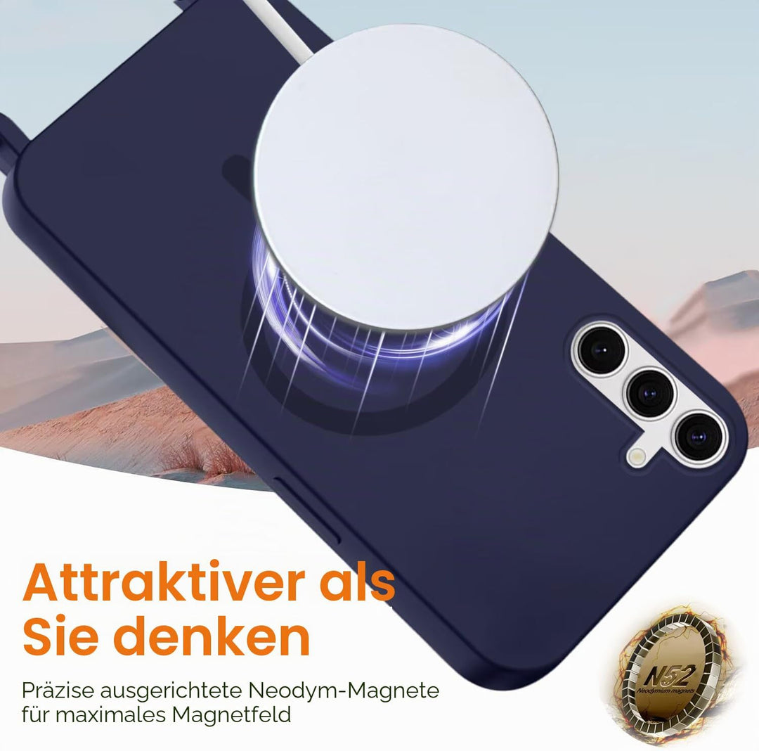GoodcAcy Handykette Hülle für Samsung Galaxy S24/S25 mit Band Halsband Lanyard (abnehmbar) Handyhüll