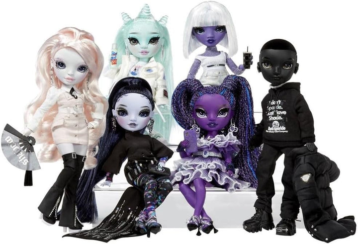 SHADOW HIGH Rainbow High Dia MANTE - Lila Modepuppe mit modischem Outfit und mehr als 10 bunten Spie