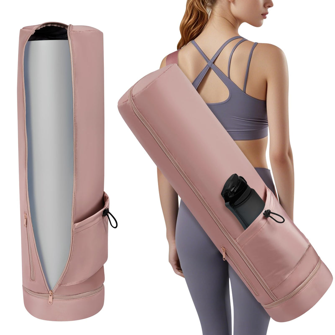 Aucuu Yogatasche, Yogamatte Tasche, Sporttasche Damen mit Nassfach & Flaschentasche, Verstellbarer S