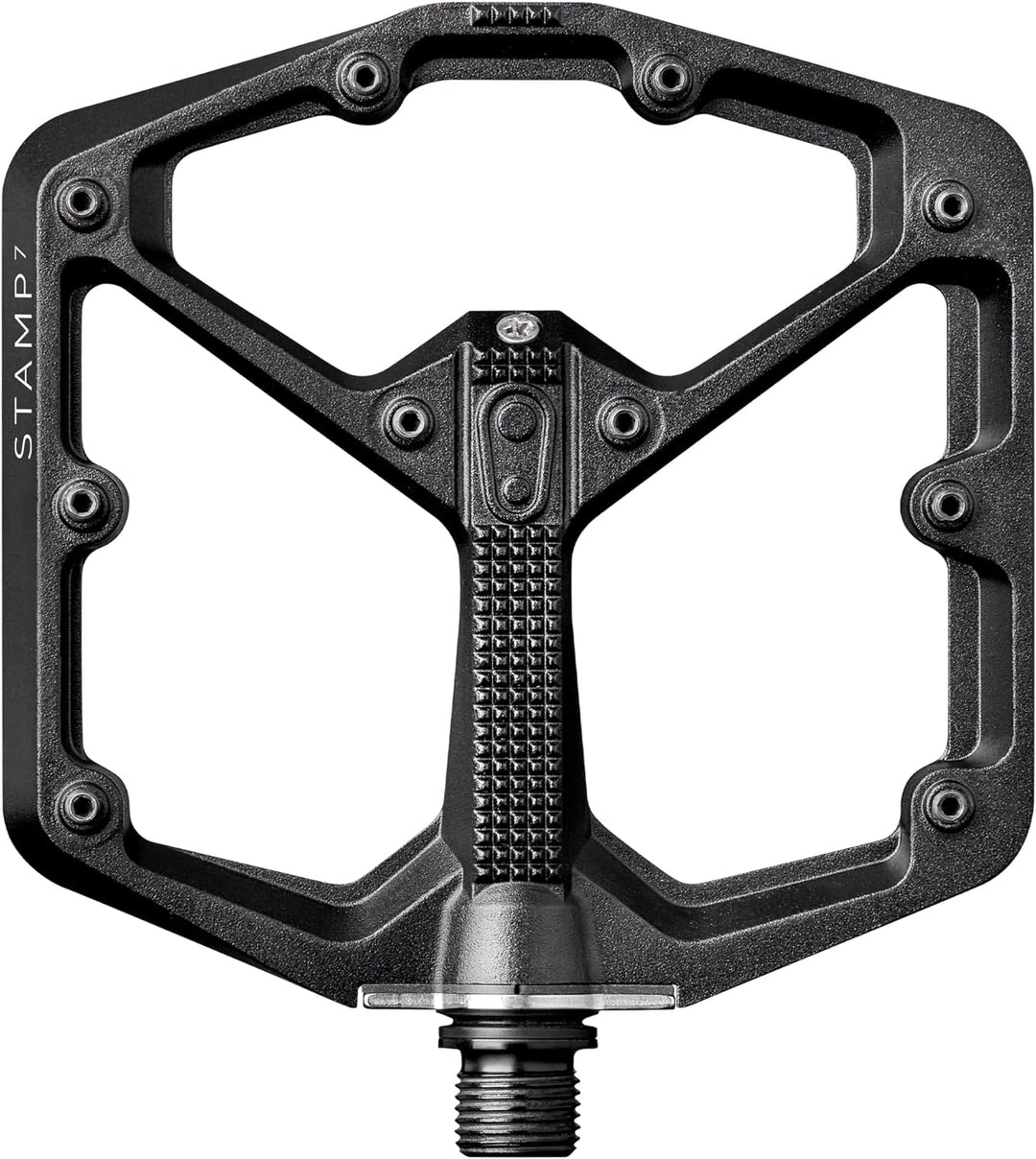 Crankbrothers Stamp Flat BMX/MTB Fahrradpedal – Plattform-Fahrradpedal, minimales Profil, Verstellba