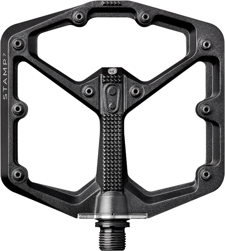 Crankbrothers Stamp Flat BMX/MTB Fahrradpedal – Plattform-Fahrradpedal, minimales Profil, Verstellba