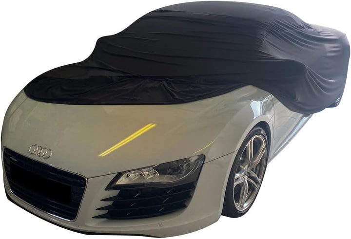 Star Cover Indoor Autoabdeckung passend für Audi R8 Coupe Cover SUPER Soft Stretch