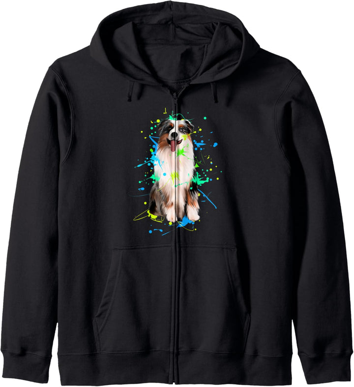 Australischer Schäferhund Aussie Dog Kapuzenjacke
