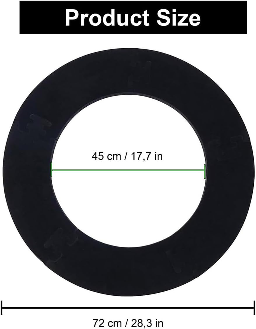 Dart Catchring Surround,Dartscheiben-Einfassung,Surround Auffangring Dart Backboard, für die Wandsch