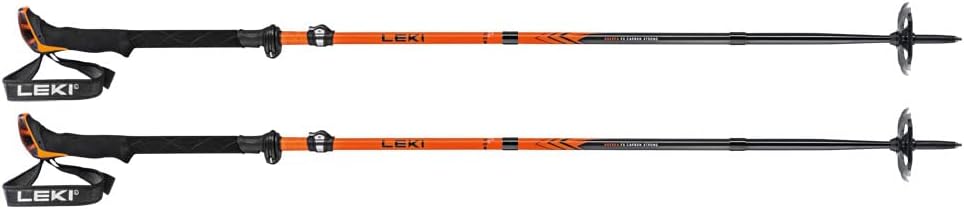 LEKI Sherpa FX Carbon Strong Skistöcke 120-140CM orange-denimblue, 120-140CM orange-denimblue