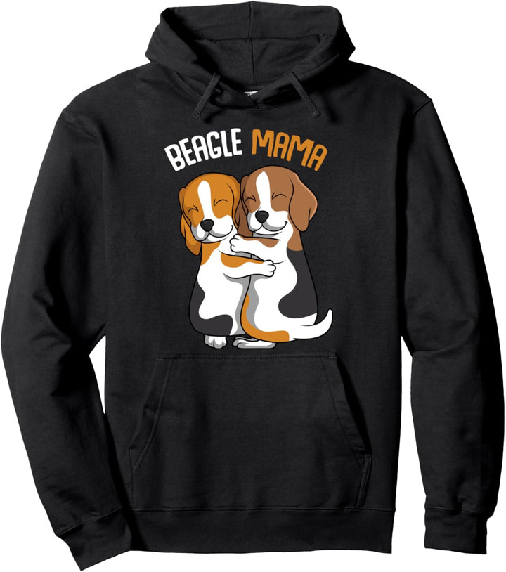 Beagle Mama Hunde Mom Frauchen Pullover Hoodie