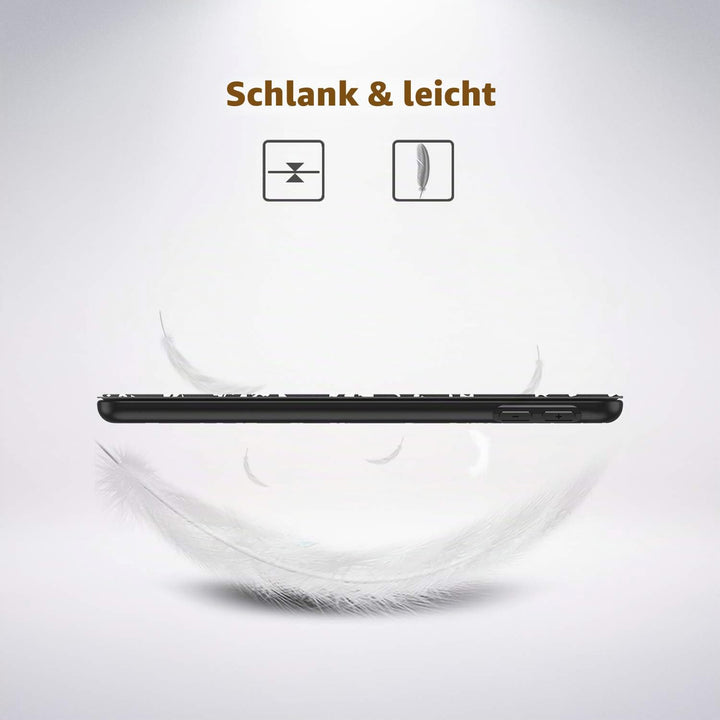 Fintie SlimShell-Schutzhülle für iPad 8. Generation 2020 und 7. Generation 2019, 10,2 Zoll. Mit eing