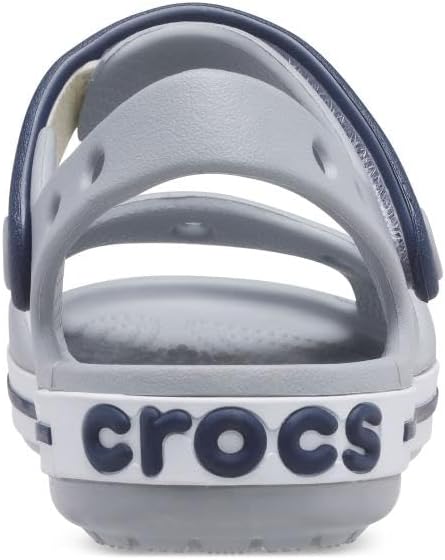 Baya Lined Fuzz-Strap Clog 19/20 EU Light Grey Navy, 19/20 EU Light Grey Navy