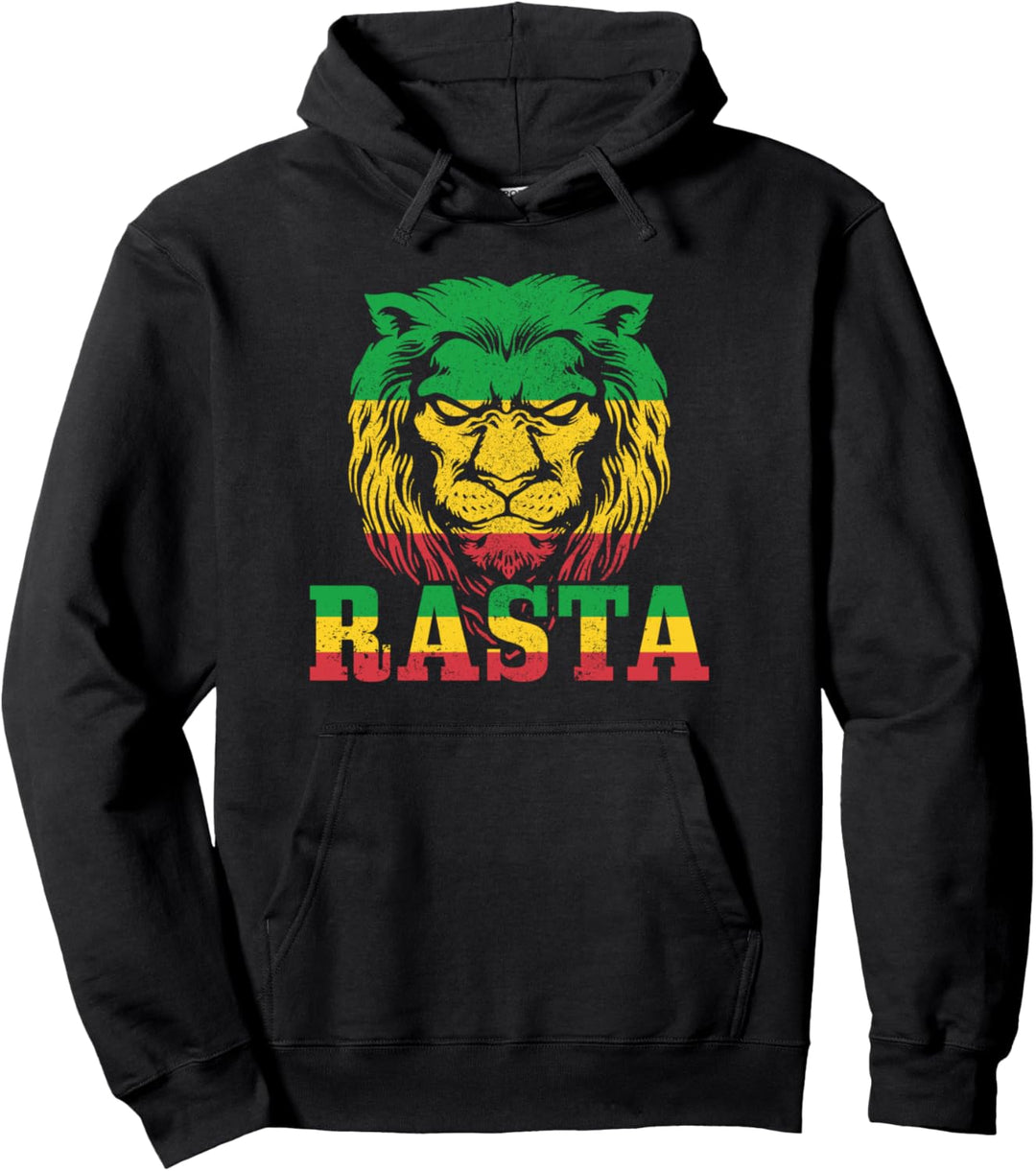 Rasta Lion Of Judah Reggae Musik Rastafari Jamaika Geschenk Pullover Hoodie