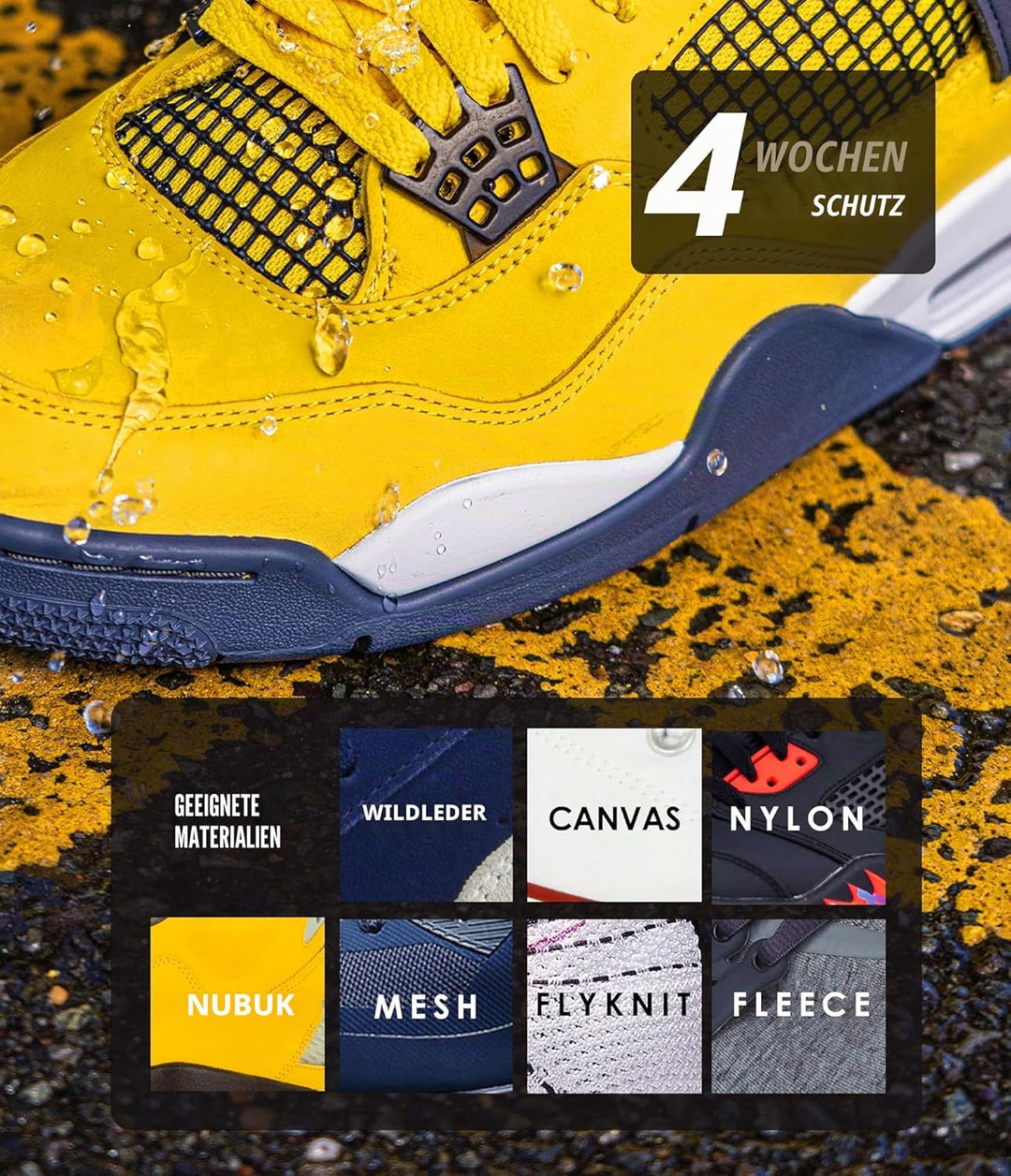 Crep Protect Spraydose Regen & Fleck Wasserfester Schutz Nano-Schutz für Leder, Nubuk, Wildleder & C
