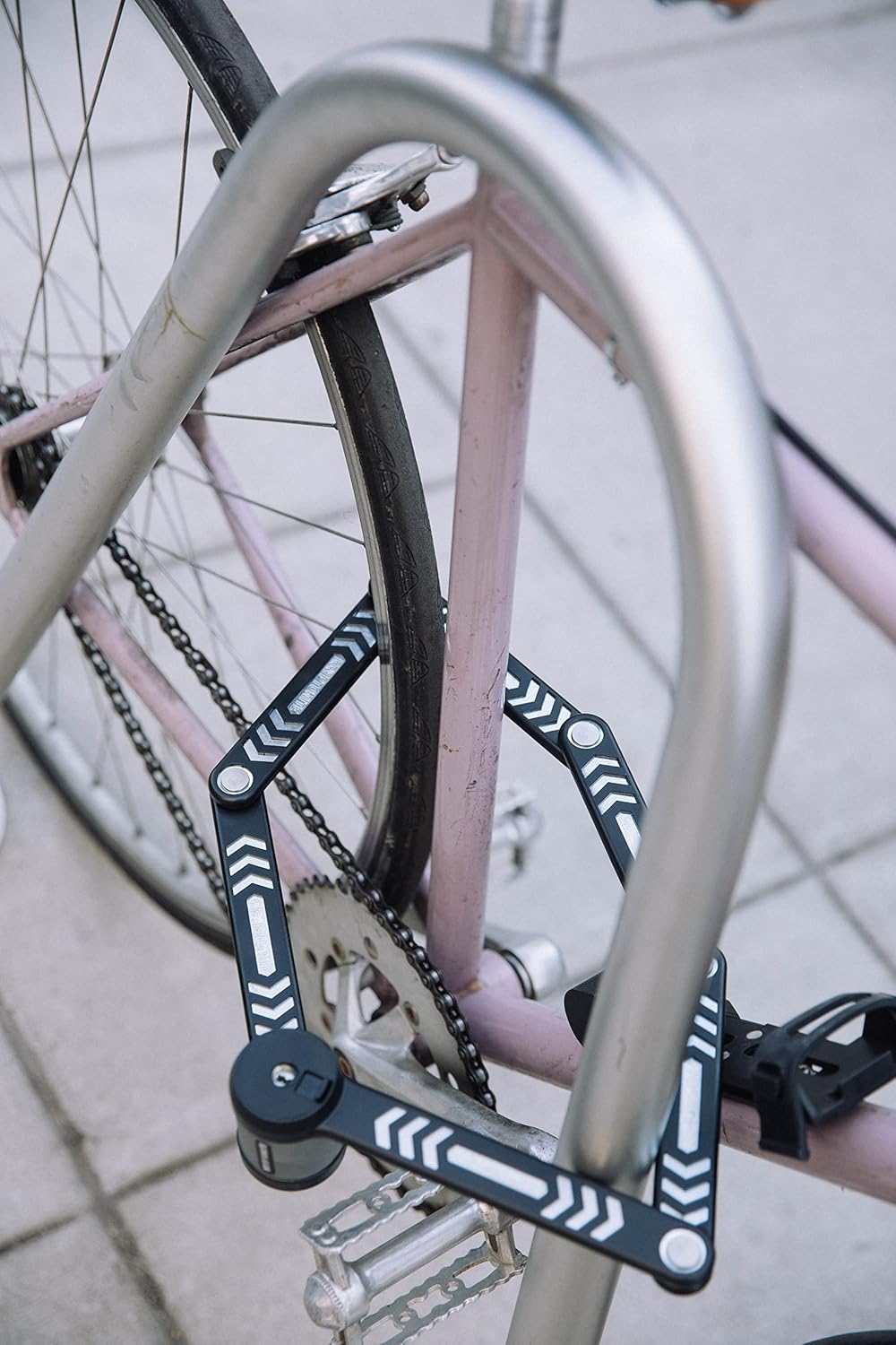 Kryptonite Kryptolok 685 Faltschloss - 85 cm, Sicherheitsgrad 6/10, Kompaktes sicheres Fahrradschlos