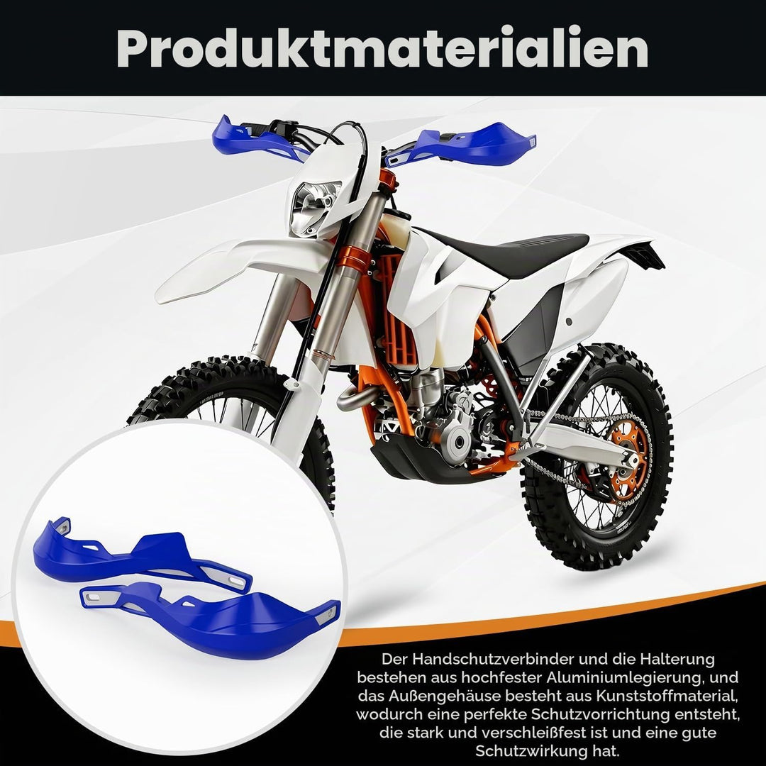 Handguards Motorrad, Handprotektoren Motorrad Handschutz Sturzschutz für 22 mm 28 mm Lenker Surron S