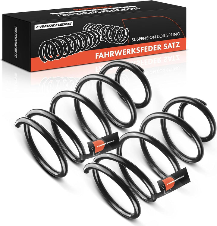 Frankberg 2x Federn Fahrwerksfeder Vorderachse Kompatibel mit Focus II DA DP HCP 2.5L Schrägheck 200