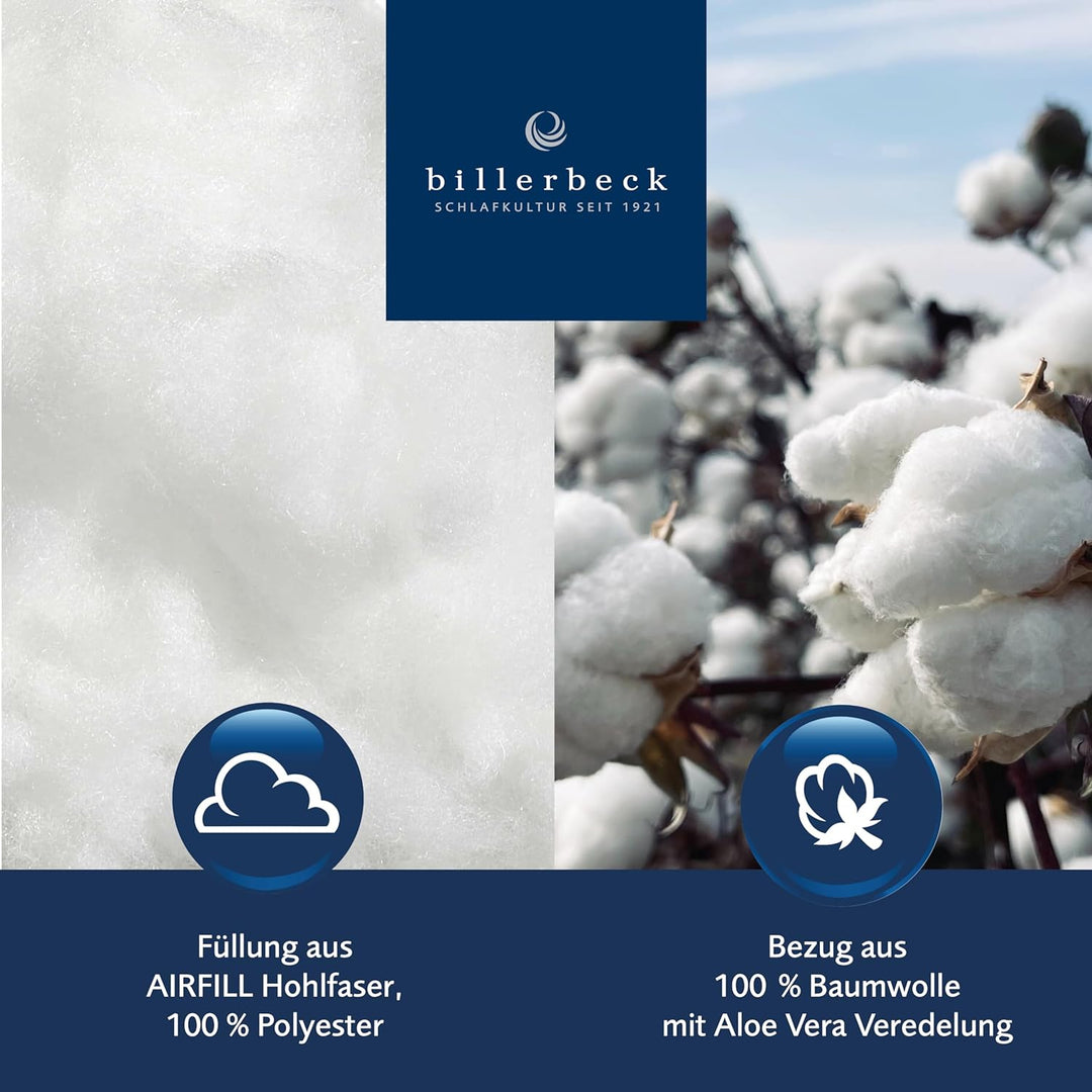 Billerbeck Faserdecke E21 King Duo Warm - Winterdecke 155 x 220 cm 155 x 220 cm Duo Single, 155 x 22
