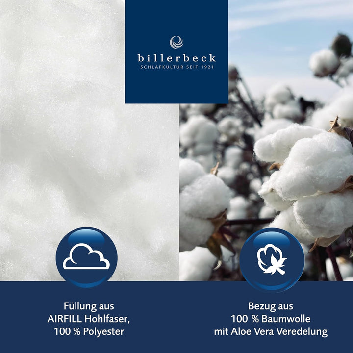 Billerbeck Faserdecke E21 King Duo Warm - Winterdecke 155 x 220 cm 155 x 220 cm Duo Single, 155 x 22