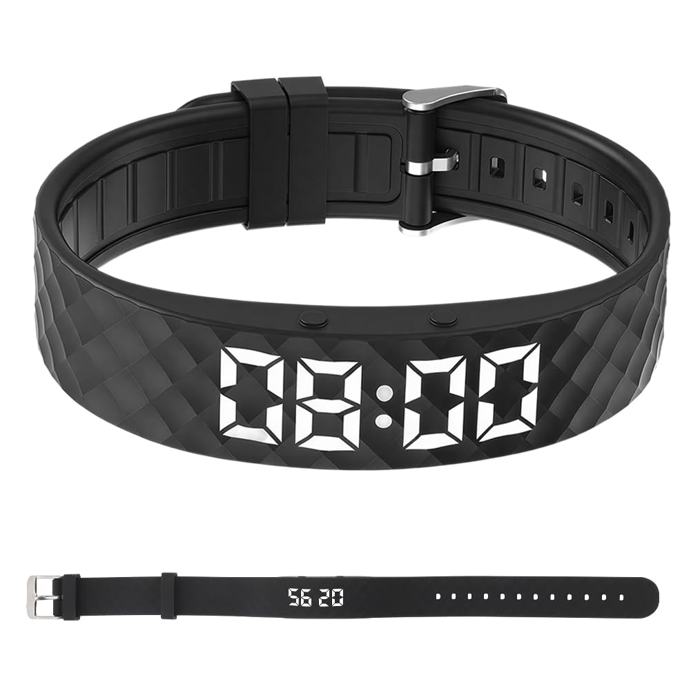 DASIAUTOEM Vibratime Vibrationsalarm Uhr, Vibrationswecker Armband, Persönliche Alarme oder Pille Er