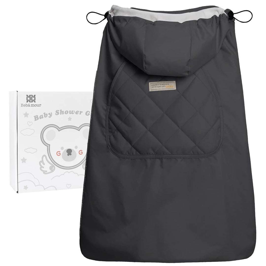 Bebamour Universal Hoodie All Seasons Babytragenbezug Winter Warm