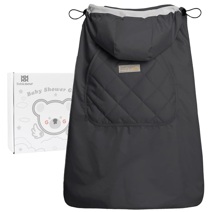 Bebamour Universal Hoodie All Seasons Babytragenbezug Winter Warm