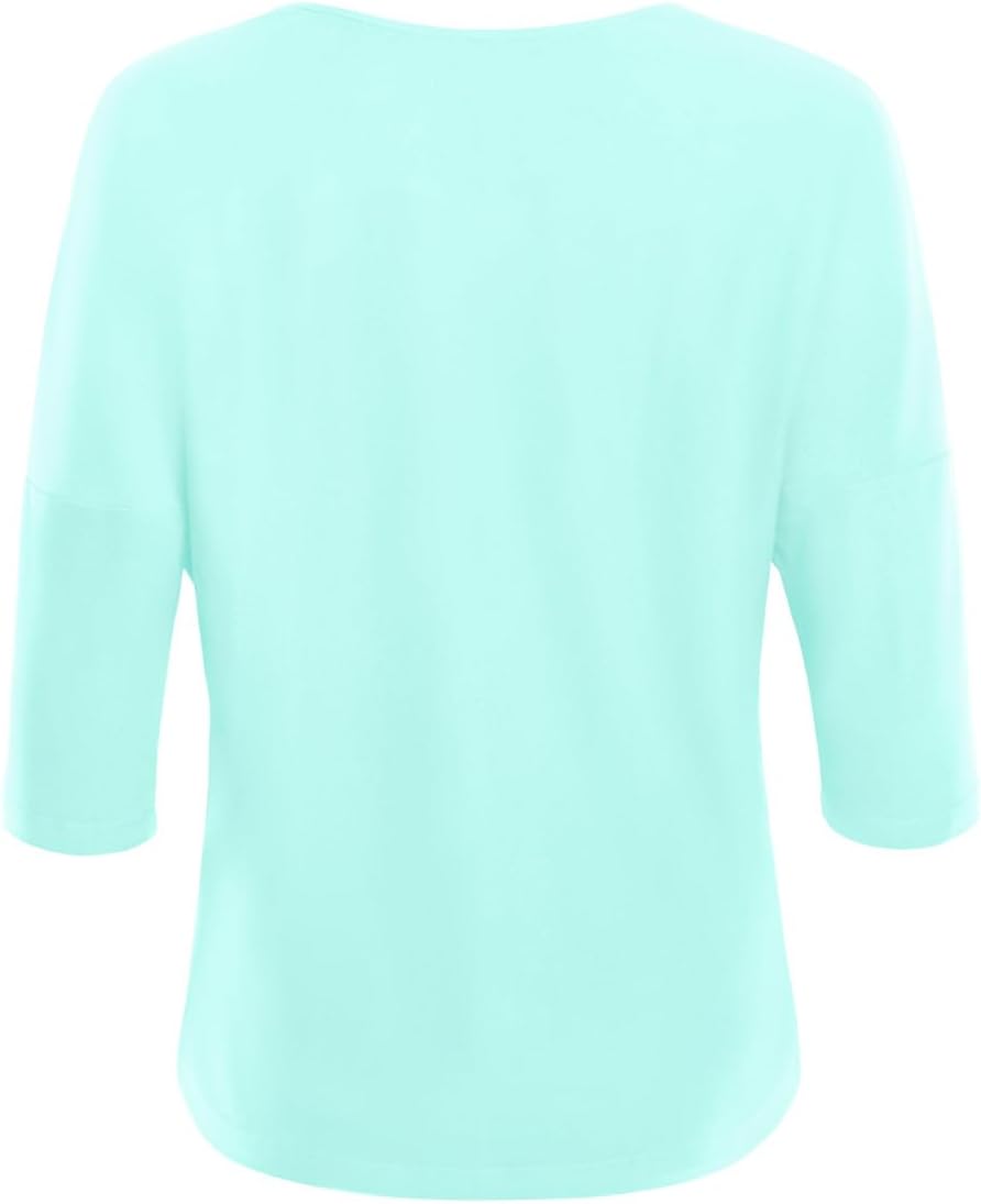 WINSHAPE Damen Functional Light and Soft ¾-arm Top Dt111ls Yoga-Shirt XS Delicate-mint, XS Delicate-