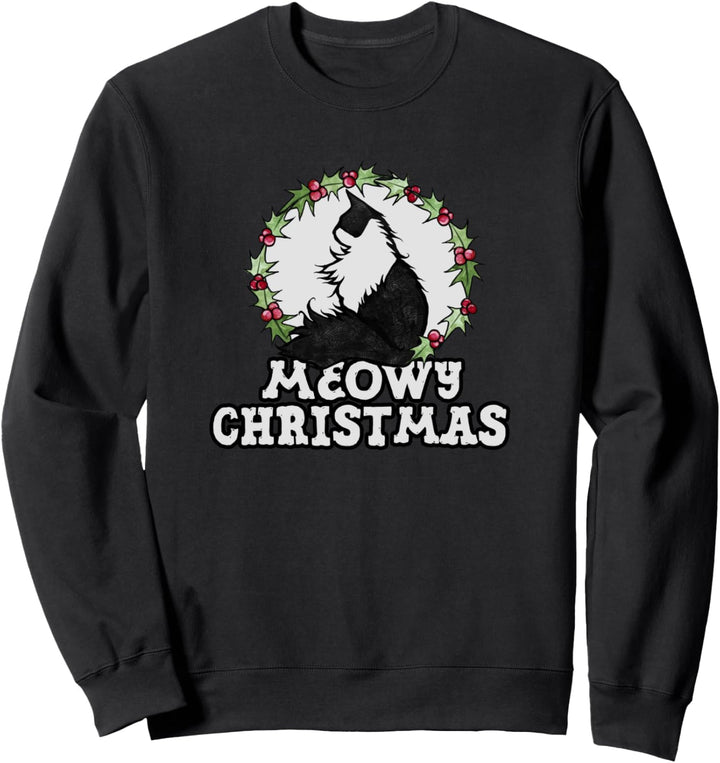 I Love Christmas Tuxedo Cat Christmas Sweatshirt