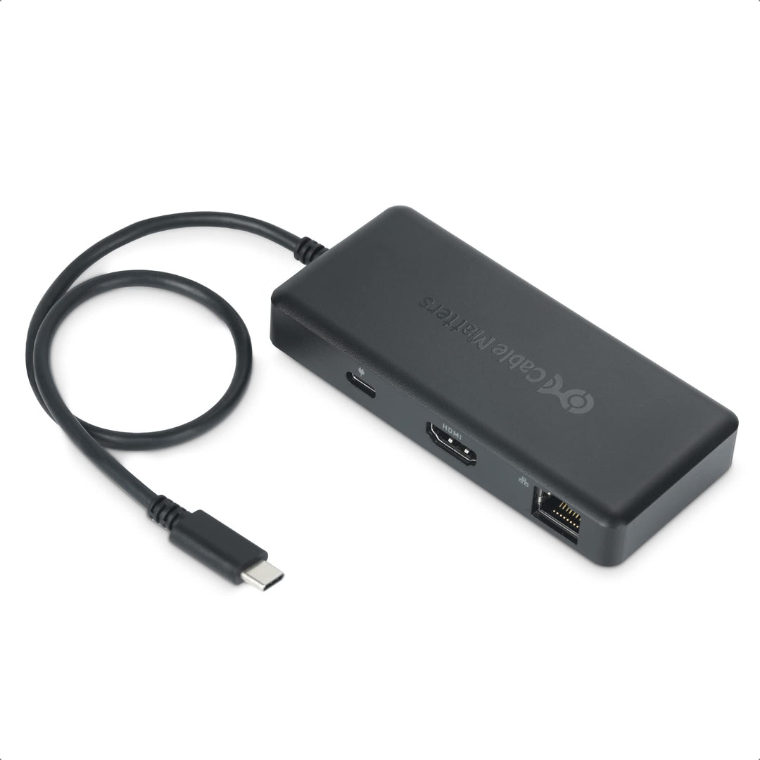 Cable Matters [Funktioniert mit Chromebook Certified] 4K@60Hz USB-C Hub HDMI, USB-C Multiport Adapte