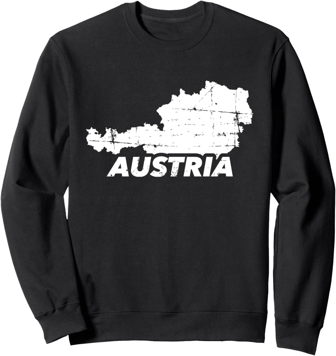Österreich Karte Sweatshirt