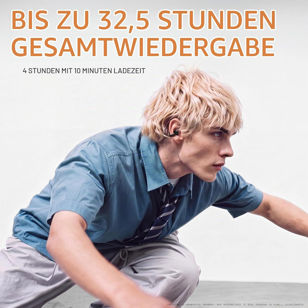 CMF Clip Pro Open-Ear Kopfhörer, Kabellose Clip-On Earbuds, Ultra-Leicht Hellgrau, Hellgrau