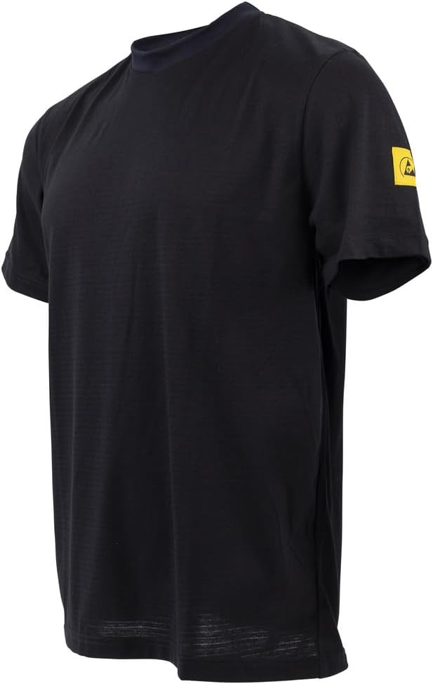 Wetec ESD-T-Shirt Schwarz S, Schwarz S