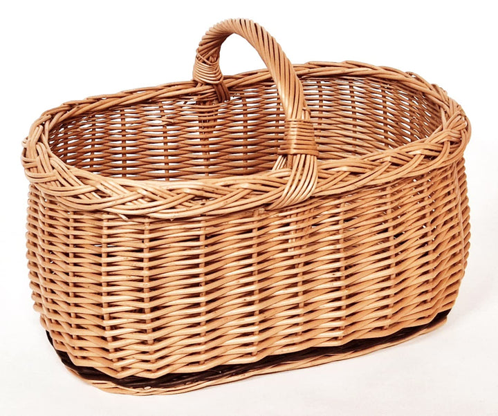 Einkaufskorb Pilzkorb Autokorb aus Weide 45 x 28 cm 7010521-2F