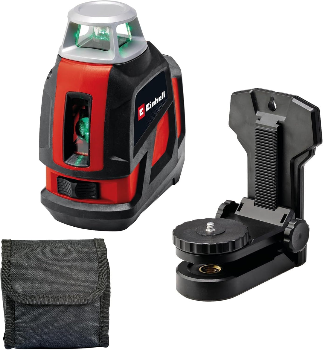 Einhell Kreuzlinienlaser TE-LL 360 G (selbstnivellierend, horizontale/vertikale grüne Laserlinien, d