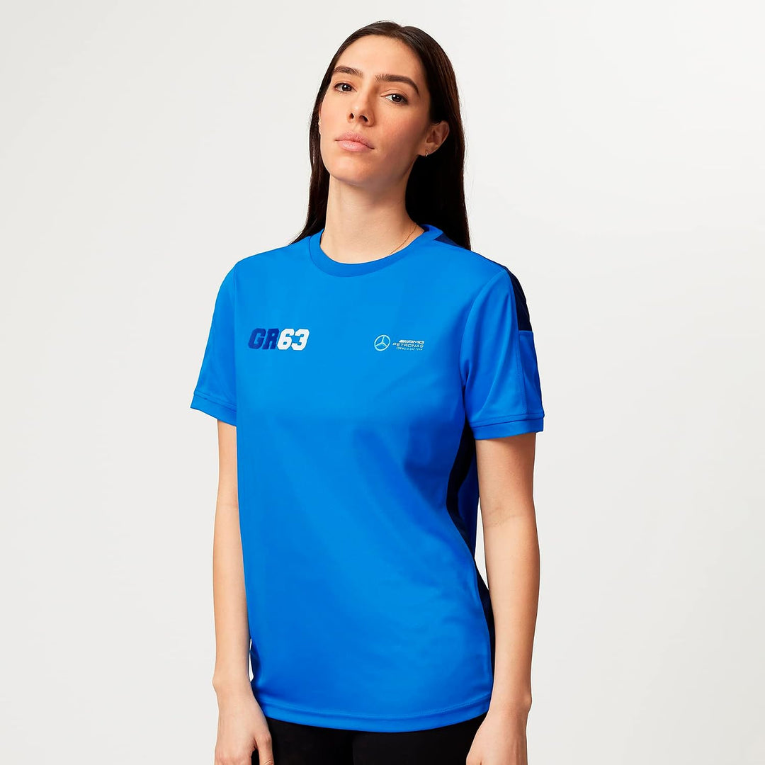 MERCEDES AMG PETRONAS Formula One Team - George Russell Sport-T-Shirt M Blau, M Blau