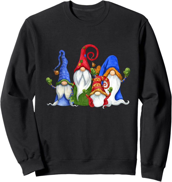 Weihnachten Xmas Christmas Gnome Wichtel Weihnachts Sweatshirt