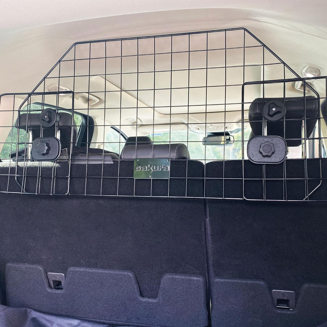 Sakura SUV Hundeschutzgitter für Autos SS5453 – einfache Montage ohne Werkzeug – Befestigung an Kopf