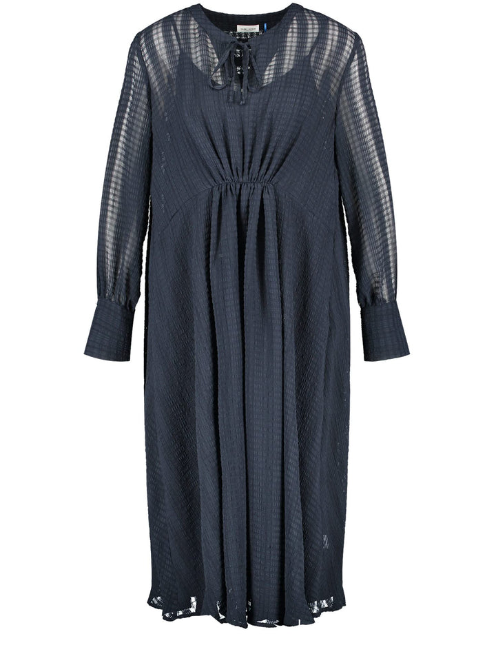 Gerry Weber Damen Kleid Gewebe 38 Blau-marine, 38 Blau-marine