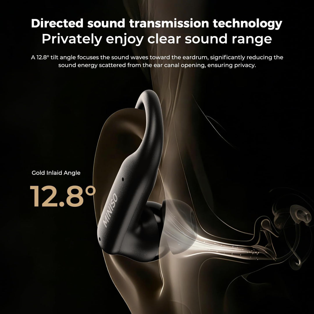 MINISO MS219 Kopfhörer Sport 2026 Neueste, Ohrhörer Bluetooth 6.0 mit Ohrbügel, In Ear Kopfhörer Blu