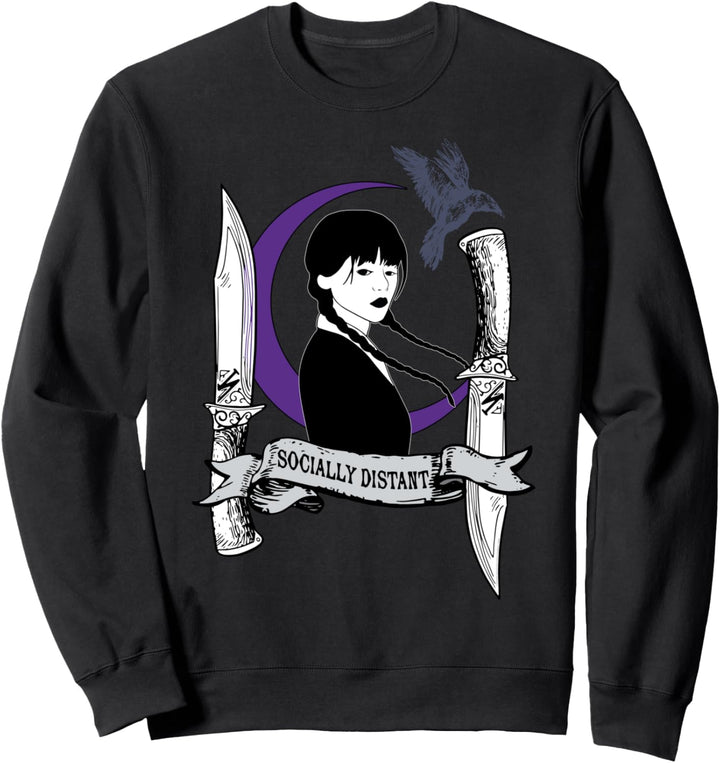 Wednesday Series Wednesday Social Distant Sweatshirt