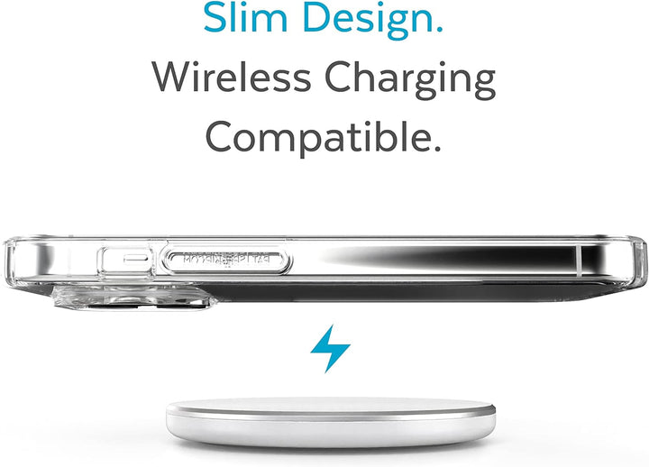 Speck Products Gemshell Hülle passend für iPhone 14 Pro, 6,1 Zoll Modell, transparent/transparent Tr