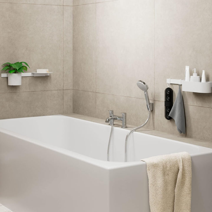hansgrohe wassersparender Duschkopf Vernis Blend, Sparduschkopf, Duschbrause, 2 Strahlarten, Antikal