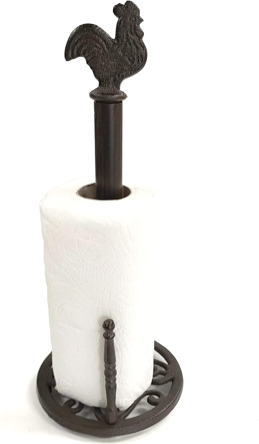Traditioneller Toilettenpapierhalter aus Gusseisen für Küche oder Toilettenpapier, Landhaus-Design