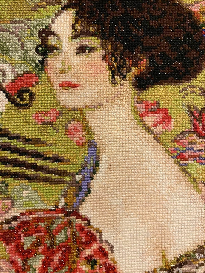 Riolis Stickpackung - Lady with Fan - Klimt, OSFA