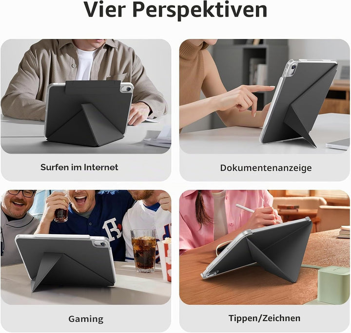 Hülle für iPad (A16) 11. Generation 11 Zoll (2025) & iPad 10. Generation 10,9 Zoll (2022) mit Stifth