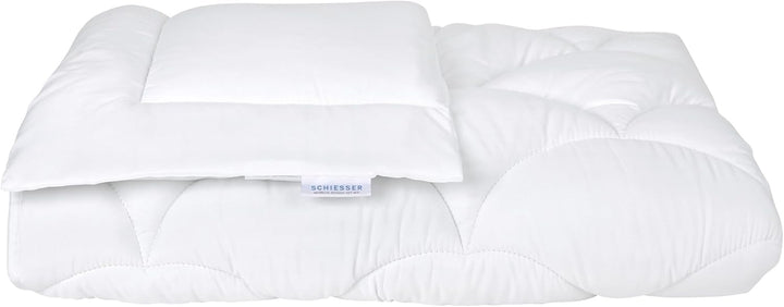 Schiesser Kinder-Betten-Set Schaf / 100 cm x 135 cm Bettdecke + 40 cm x 60 cm Kopfkissen.