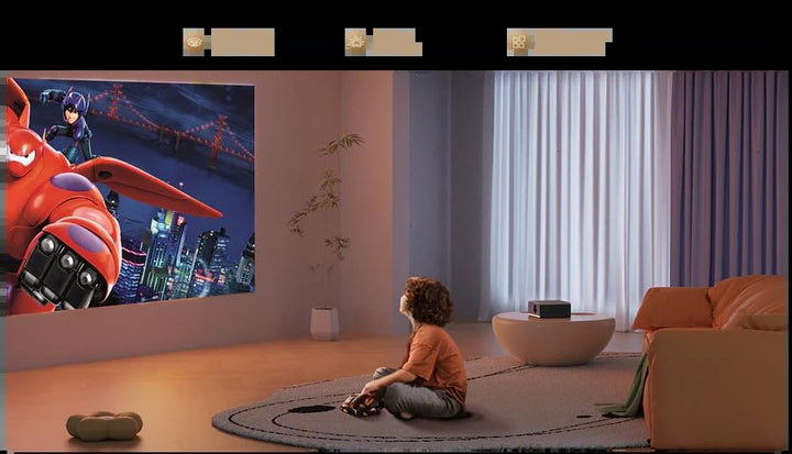Proyector Portátil Wanbo X5 Pro, 1100 Lumen, Full-HD, HDMI, WiFi, Azul Oscuro