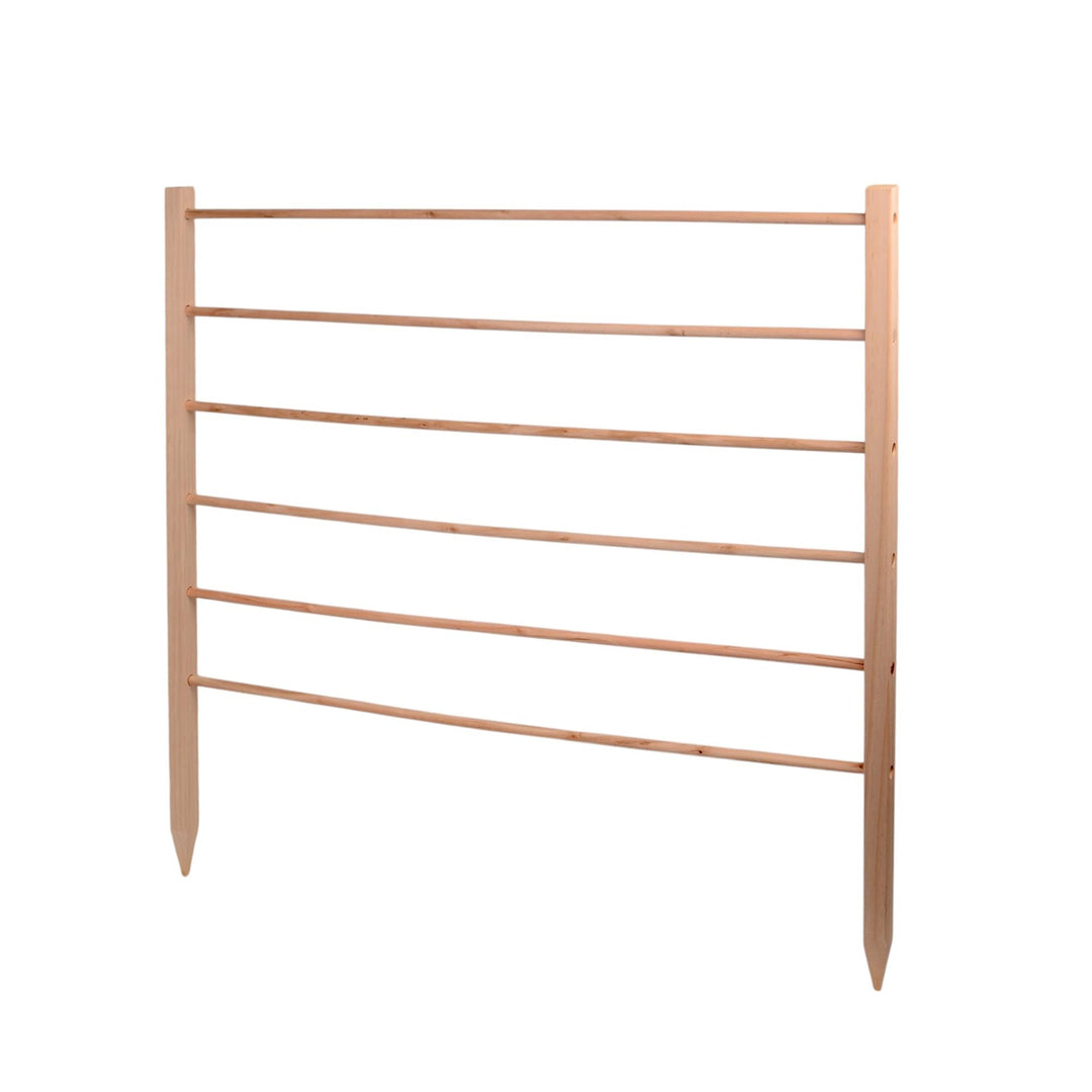 UNUS Rankhilfe aus Holz, 100 cm hoch, Natur, Wetterfeste Pflanzenstütze für Garten &amp; Gewächshaus, ei