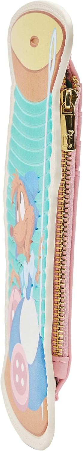 Loungefly Disney Cinderella Maus Spule Kartenhalter, Mehrfarbig, Standard, Kartenhalter Standard Meh